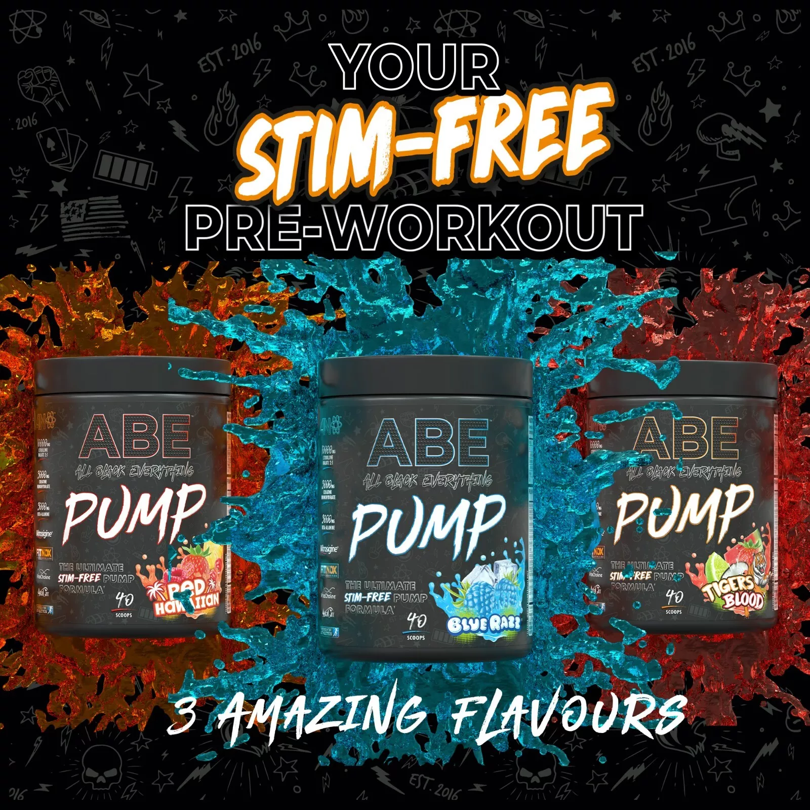 Applied Nutrition ABE Pump Stim-Free 40 servings