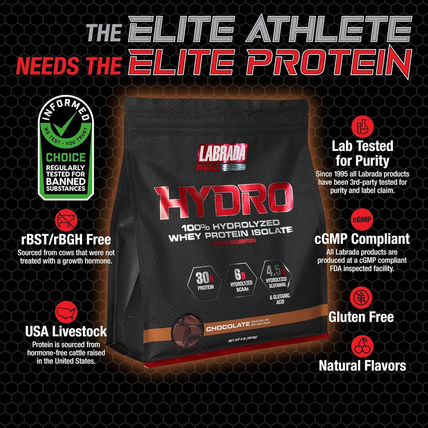 HYDRO WHEY – 100% Hydrolyzed Isolate Tinh Khiết